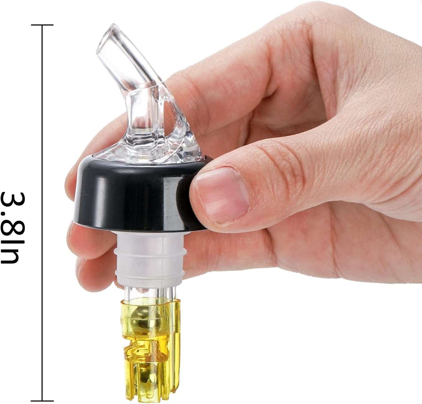 plpr150c_1 DOSIFICADOR DE LICOR CON CUELLO 1.5 OZ AMARILLO-2