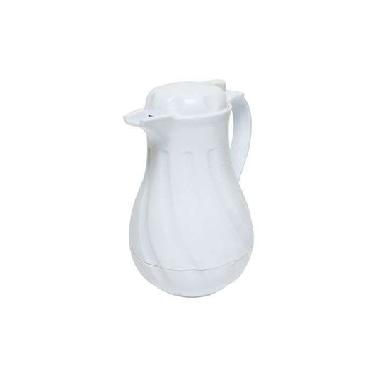 JARRA TERMICA EN ESPIRAL DOBLE PARED PLASTICO BLANCO THUNDER GROUP
