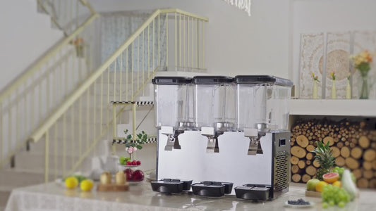 Dispensador de Bebidas Comercial 2 tanques 18L VEVOR