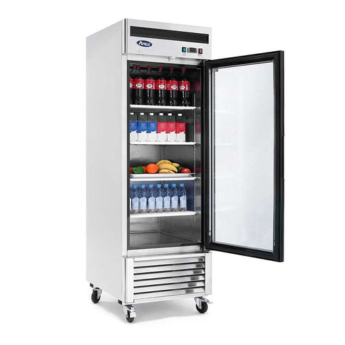 REFRIGERADOR 1 PUERTA DE CRISTAL MONTAJE SUPERIOR ATOSA MCF8604GR