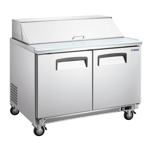 Mesa Fría Para Ensaladas 2 Puertas MIGSA SCL-2 Tipo Americano