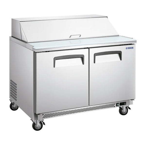 Mesa Fría Para Ensaladas 2 Puertas MIGSA SCL-2 Tipo Americano