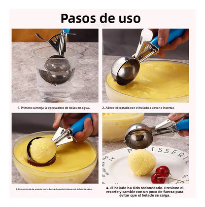 PORCIONADOR NIEVE (SCOOP) AZUL MEDIDA #16 SLDS016