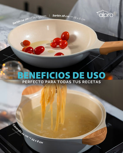 Set Premium Azul 3 Piezas ALPRO 9871