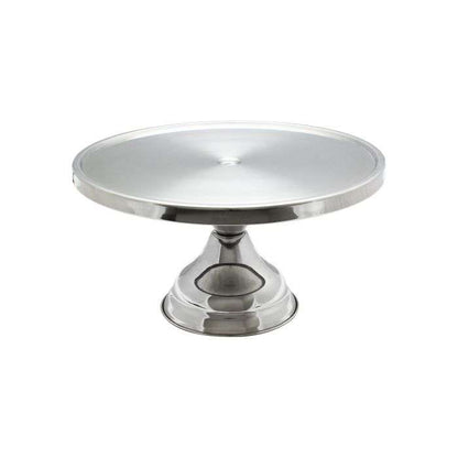 BASE PARA PASTELES DE 13.25PG EN ACERO INOXIDABLE MARCA THUNDER GROUP BUFFETWARE SLCS001 EN COLOR ACERO