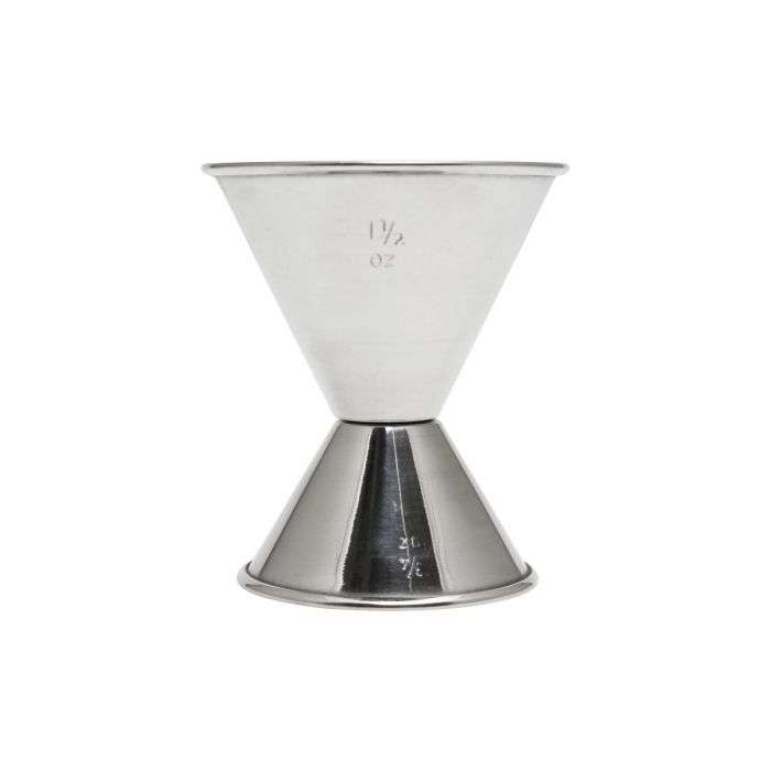 JIGGER ACERO INOXIDABLE .75 Y 1.5 OZ BUFFETWARE SLJG002