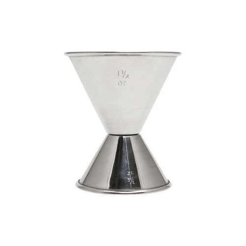 JIGGER ACERO INOXIDABLE .75 Y 1.5 OZ BUFFETWARE SLJG002