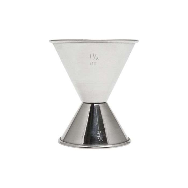 JIGGER ACERO INOXIDABLE .75 Y 1.5 OZ BUFFETWARE SLJG002
