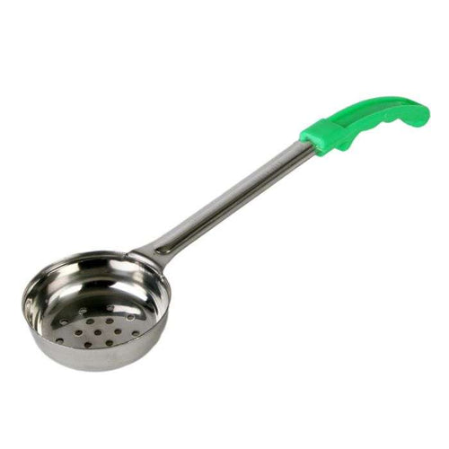 CUCHARA PERFORADA PORCIONADORA 4 OZ VERDE SLLD104PA