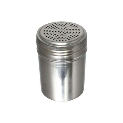 ESPOLVOREADOR ACERO INOXIDABLE 10 OZ DS2015 , espolvoreador sin asa en acero inoxidable con tapa de rosca para 10 oz marca buffetware