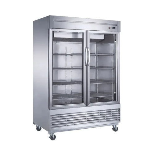 Congelador Vertical 2 Puertas Cristal 47" MIGSA UR-54F-2G