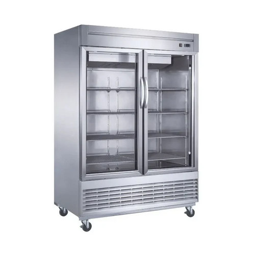 Congelador Vertical 2 Puertas Cristal 47" MIGSA UR-54F-2G