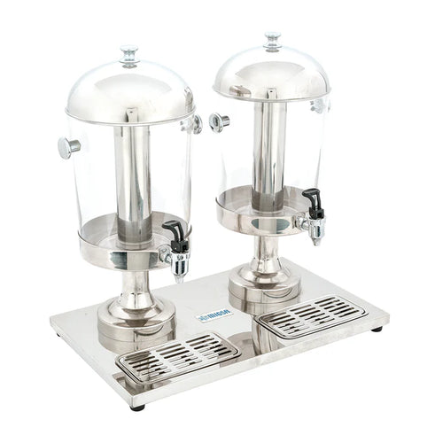 Despachador De Bebidas y Jugos MIGSA Zcf302B 2 Tanques De 8 Litros